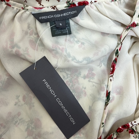 NWT French Connection Anastasia Ditsy Cutout Dress - Picture 10 of 12